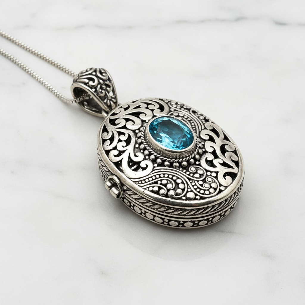 Sterling Silver Necklaces - Larger Pendant