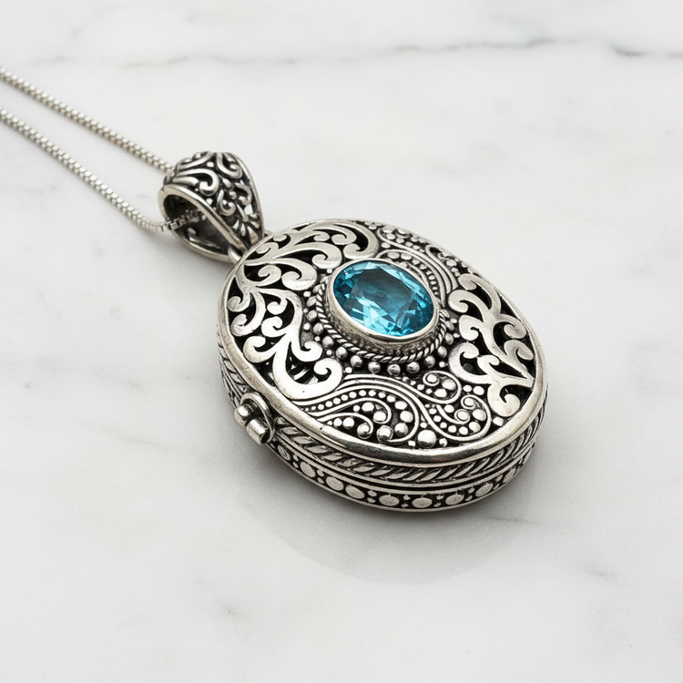 Sterling Silver Necklaces - Larger Pendant