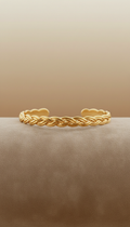 Diamond Pavé Signet Ring in Gold