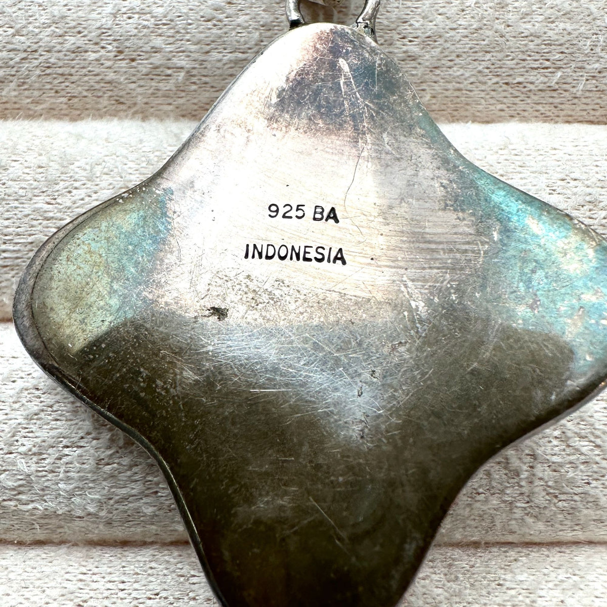 Suarti Sterling Silver Maltese Cross Pendant 2.25 Inch